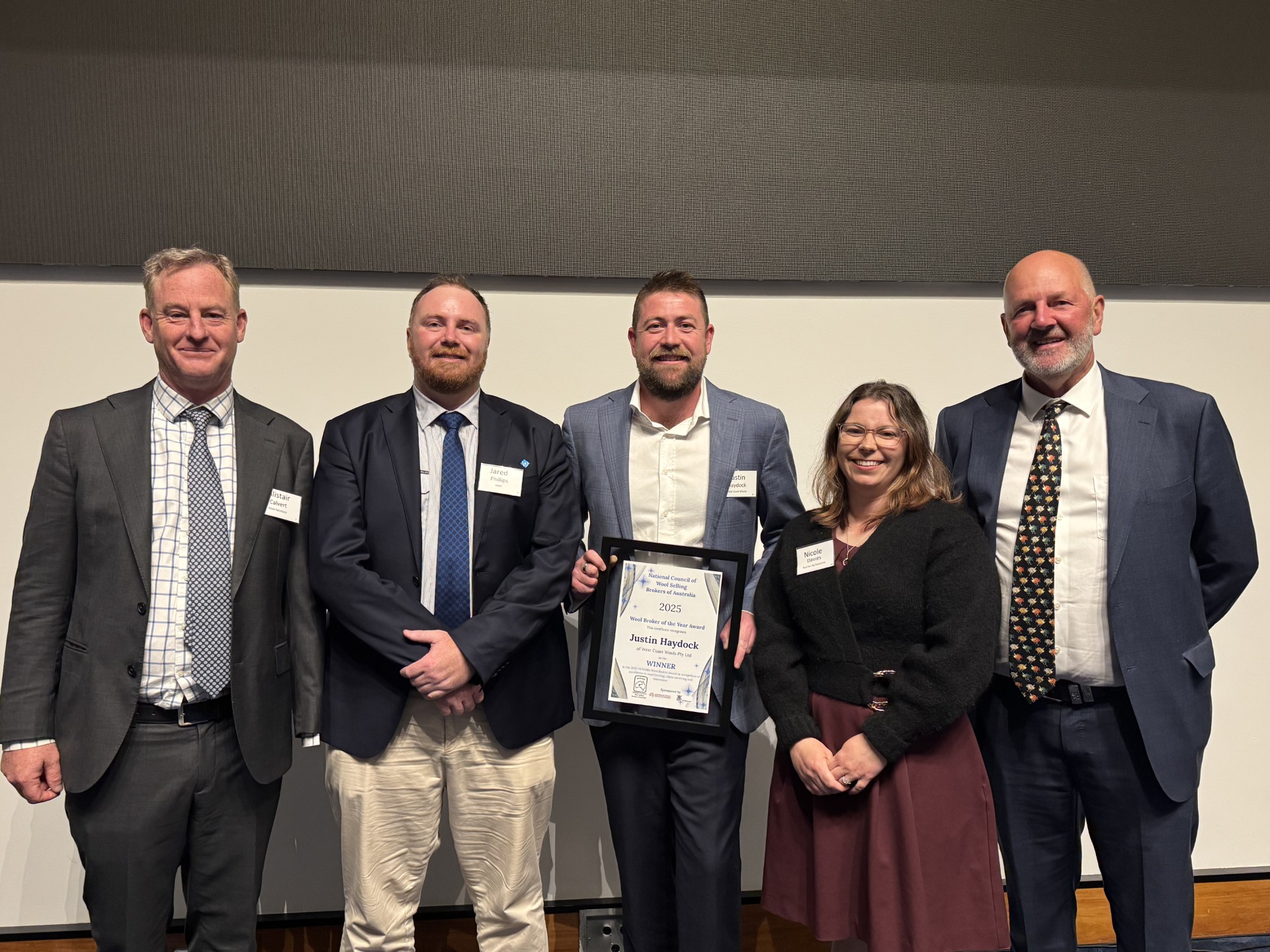 Young Broker Finalists wirh Alistair Calvert & Robert Herrmann